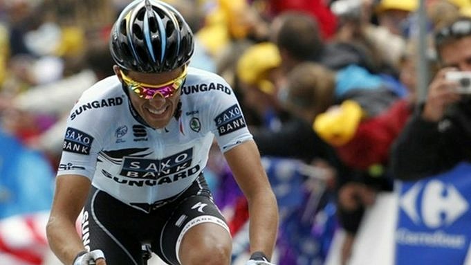 Contador En Piste Pour Le Tour De France